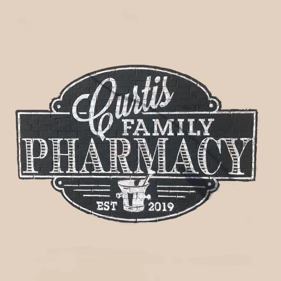 Logo or sign for Curtis Family Pharmacy
